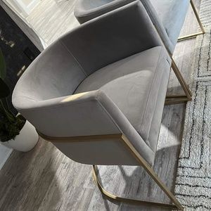 Velvet luxury chairs